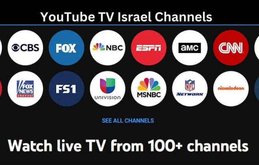 YouTube TV Israel Channels