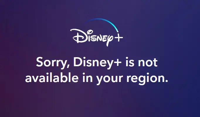 Disney Plus is not working in Thailand